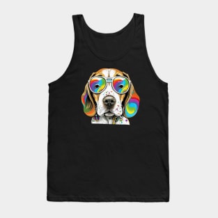 Hippie Beagle Tank Top